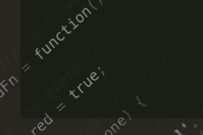 Picture of a snippet of source code for a website or digital app